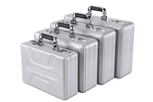 BORY aluminum carry case series shown together; each purchase includes one selected case