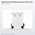 BORY 4034 All-Aluminum Rolling Tool Case with Side Wheels and Tool Tray