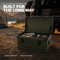 60L Heavy-Duty Aluminum Storage Box for Camping & Overlanding