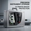 BORY  Aluminum Precision Instrument Case with Customizable Foam Lining, Shock-Resistant Hard-Shell Equipment Case