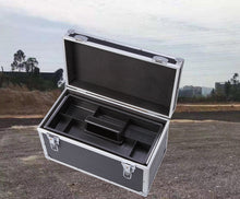 Load image into Gallery viewer, Sturdy Aluminum Hard Toolboxes Durable Storage Boxes Black Equipment box
