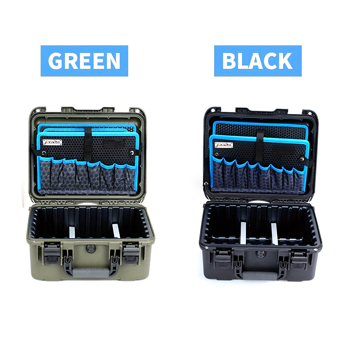 BORY Heavy-Duty Protective Equipment Flight Case Hard Toolbox with Dividers/Pockets