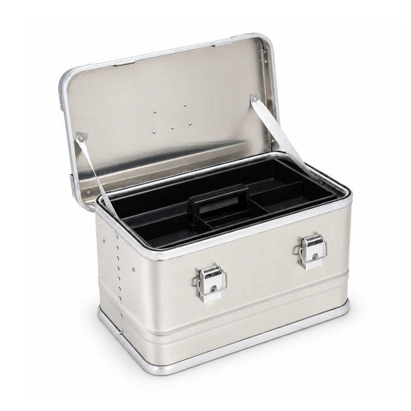 BORY 4635 Carry case, no telescopic handle or wheels, open with empty tray