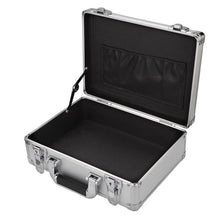 Load image into Gallery viewer, Small Aluminum Hard Case Silver Toolbox Professional Carrying Case Aluminum Flight Cases Portable Equiment Tool Case
