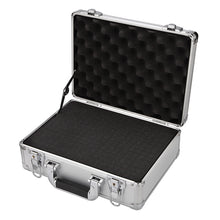 Load image into Gallery viewer, Small Aluminum Hard Case Silver Toolbox Professional Carrying Case Aluminum Flight Cases Portable Equiment Tool Case
