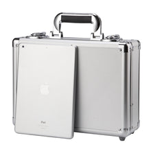 Load image into Gallery viewer, Small Aluminum Hard Case Silver Toolbox Professional Carrying Case Aluminum Flight Cases Portable Equiment Tool Case
