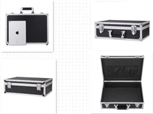 Load image into Gallery viewer, Hot Selling Aluminum Case Briefcase Tool boxes Organizers Black Storage Box Protective Case Hard Camera Case Drone Case For Camera Drones Pistols Lens Equipments Auto Repair Tools
