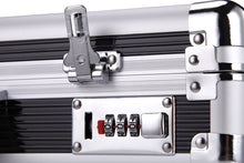 Load image into Gallery viewer, Silver Aluminum Briefcase Flight Cabin Crew Hand Luggage Hard-sided with Combination Locks
